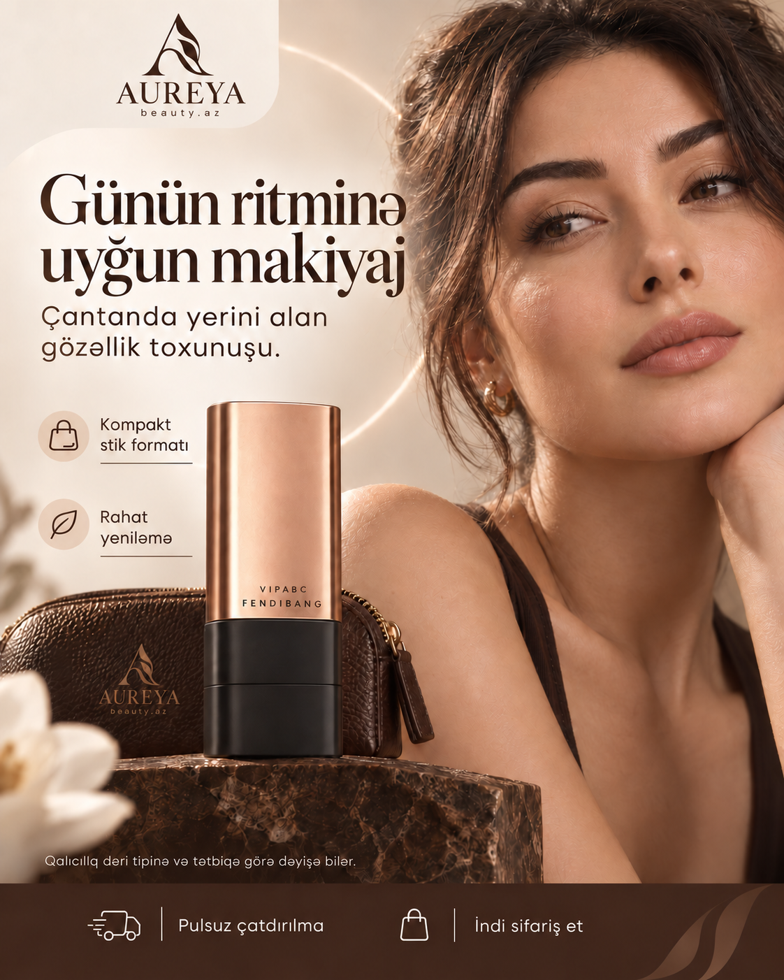 Aureya Stik Tonal Krem